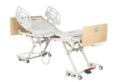 Hospital Bed Long-Term Care Low Bed Extra Wide & Adjustable Length