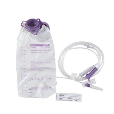 Enteral Feeding Pump Bag Set with ENFit® Connector AMSure® 1200 mL Polyvinyl NonSterile ENFit® Connector Enteral Feeding Pump Bag Set with ENFit® Connector AMSure® 1200 mL Polyvinyl NonSterile ENFit® Connector