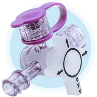 Closed Enteral Tube Valve ENFit® Lopez Valve® NonSterile, Tethered Cap Closed Enteral Tube Valve ENFit® Lopez Valve® NonSterile, Tethered Cap