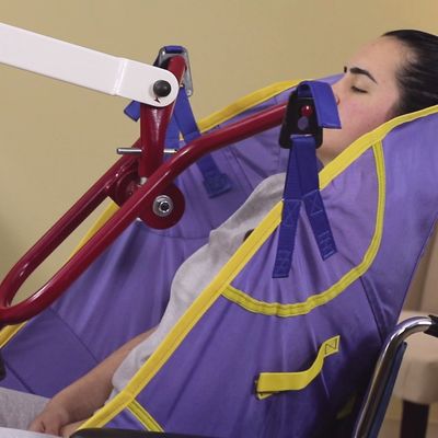 Clip Sling w/Padded Leg & Head Support For Car Transfer Clip Sling w/Padded Leg & Head Support For Car Transfer