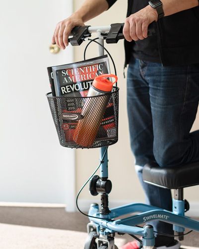 Rental Knee Walker Basket