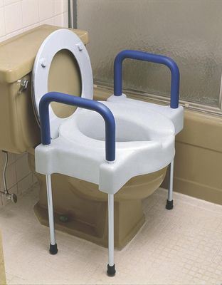 Medline Bariatric Raised Toilet Seat HD 600 Lbs Capacity