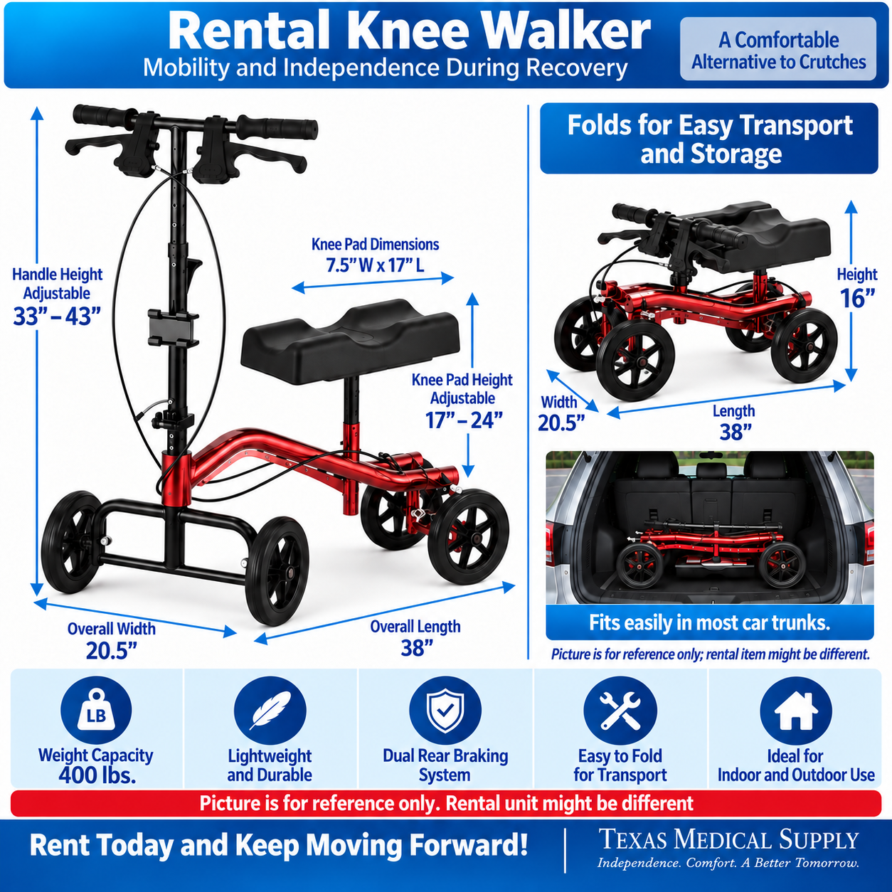 Rental Knee Walker HD