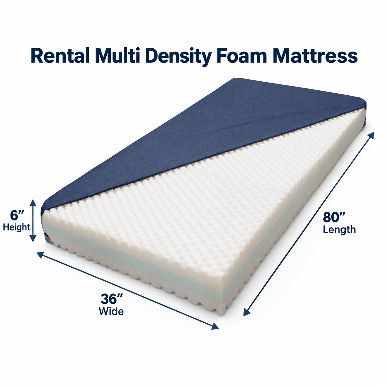 Rental Multi Density Foam Mattress