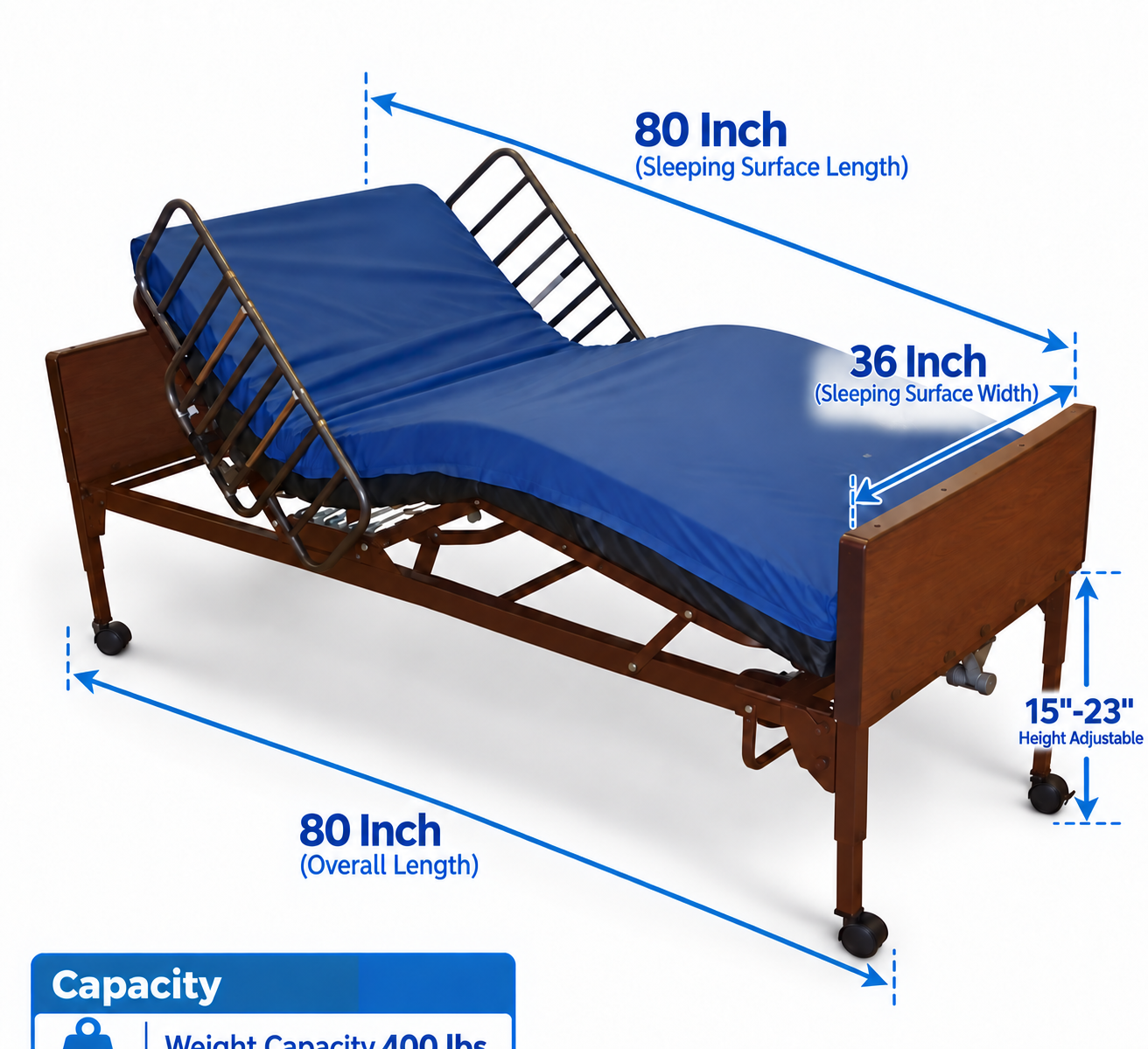Rental Hospital Bed Full Electric
