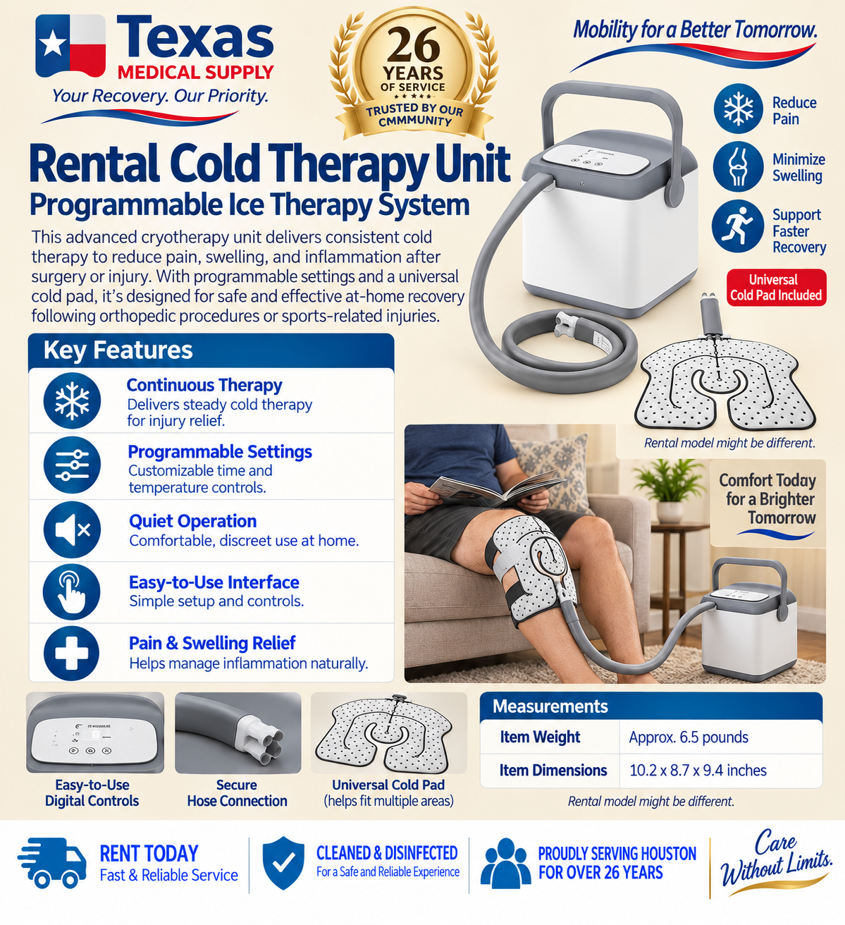 Rental Cold Therapy Unit