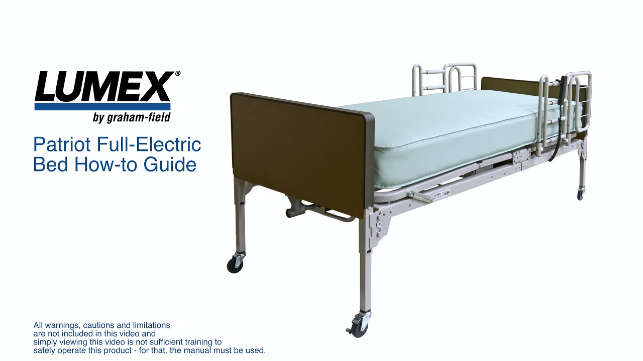Hospital Bed Patriot Home Care Full-Electric Hi-Low Bed Bundle