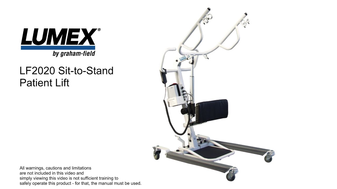 Patient Lift Sit to Stand Lift Electric by Lumex 400Lbs Cap