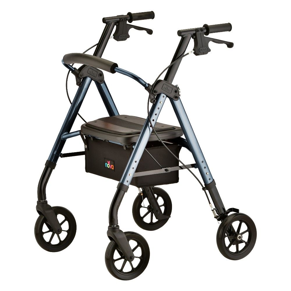 STAR 8 DX Rollator Seat Height Adjustable HD 19Lbs