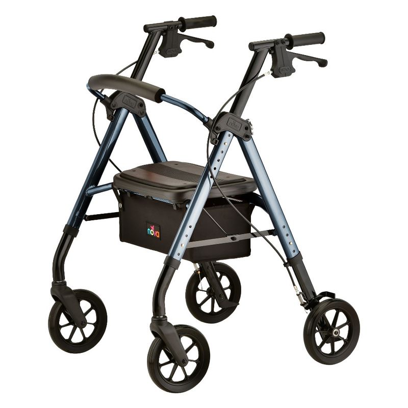 STAR 8 DX Rollator Seat Height Adjustable HD 19Lbs