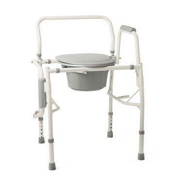 Medline Steel Drop-Arm Commode 350lbs Medline Steel Drop-Arm Commode 350lbs
