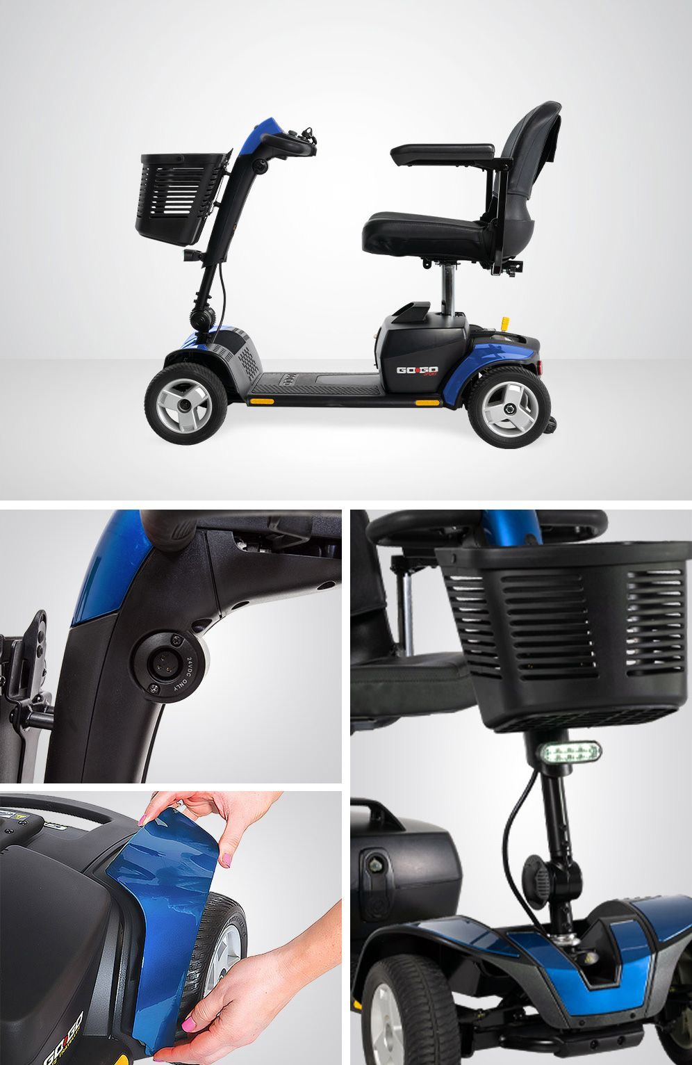 Pride Go Go® Sport 4 Wheel Scooter