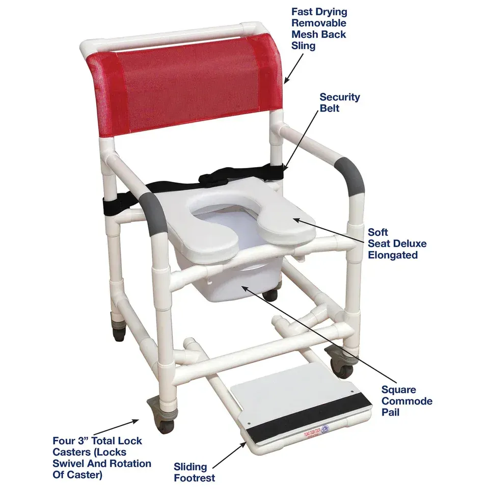 Commode Shower Chair PVC
