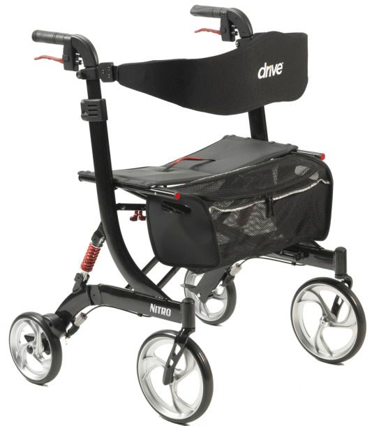 Nitro HD Rollator Aluminum Frame 21Lbs