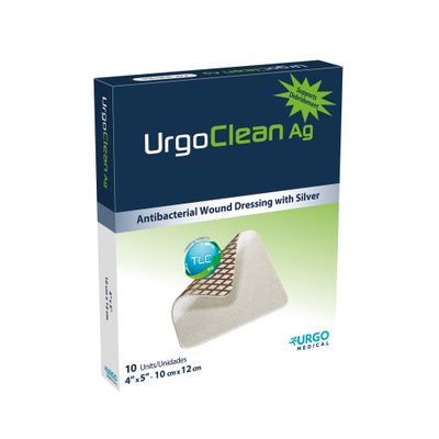 Silver Dressing UrgoClean Ag 4 X 5 Silver Dressing UrgoClean Ag 4 X 5