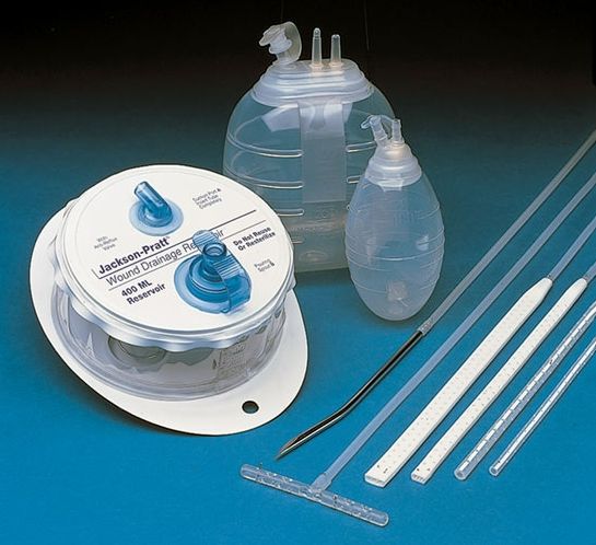 Wound Drain Tube Jackson-Pratt® Round Type Without Trocar 15 Fr. Size Sterile Wound Drain Tube Jackson-Pratt® Round Type Without Trocar 15 Fr. Size Sterile