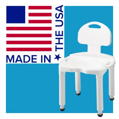Carex Universal Bath Seat with Back Carex Universal Bath Seat with Back