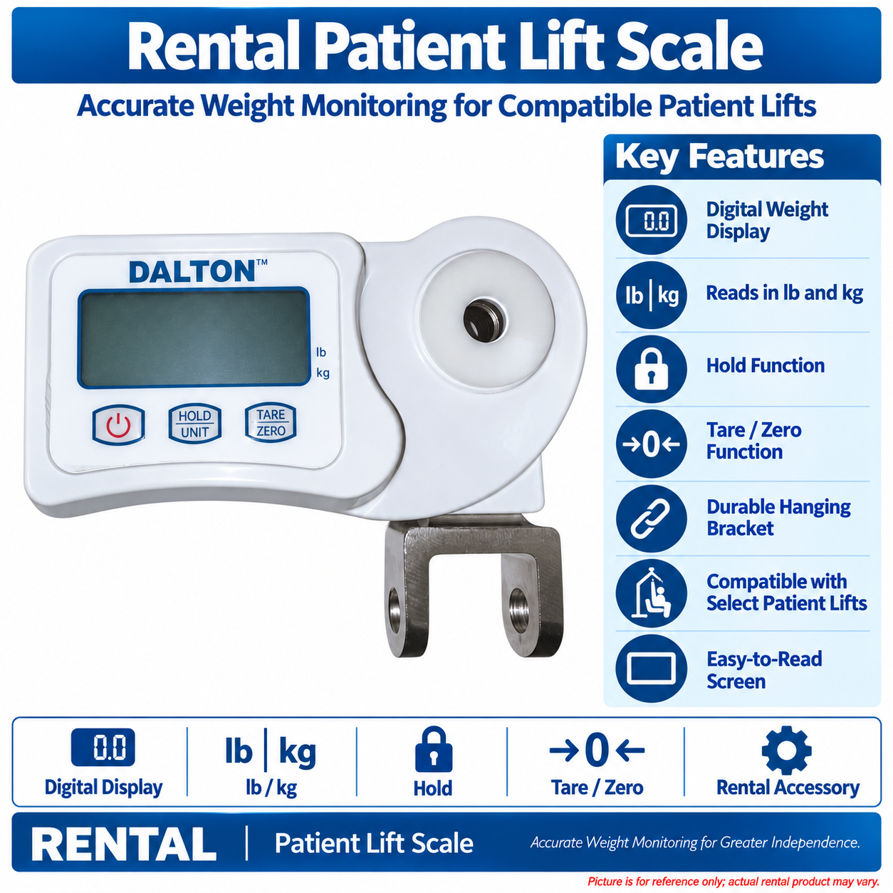 Rental Patient Lift Scale