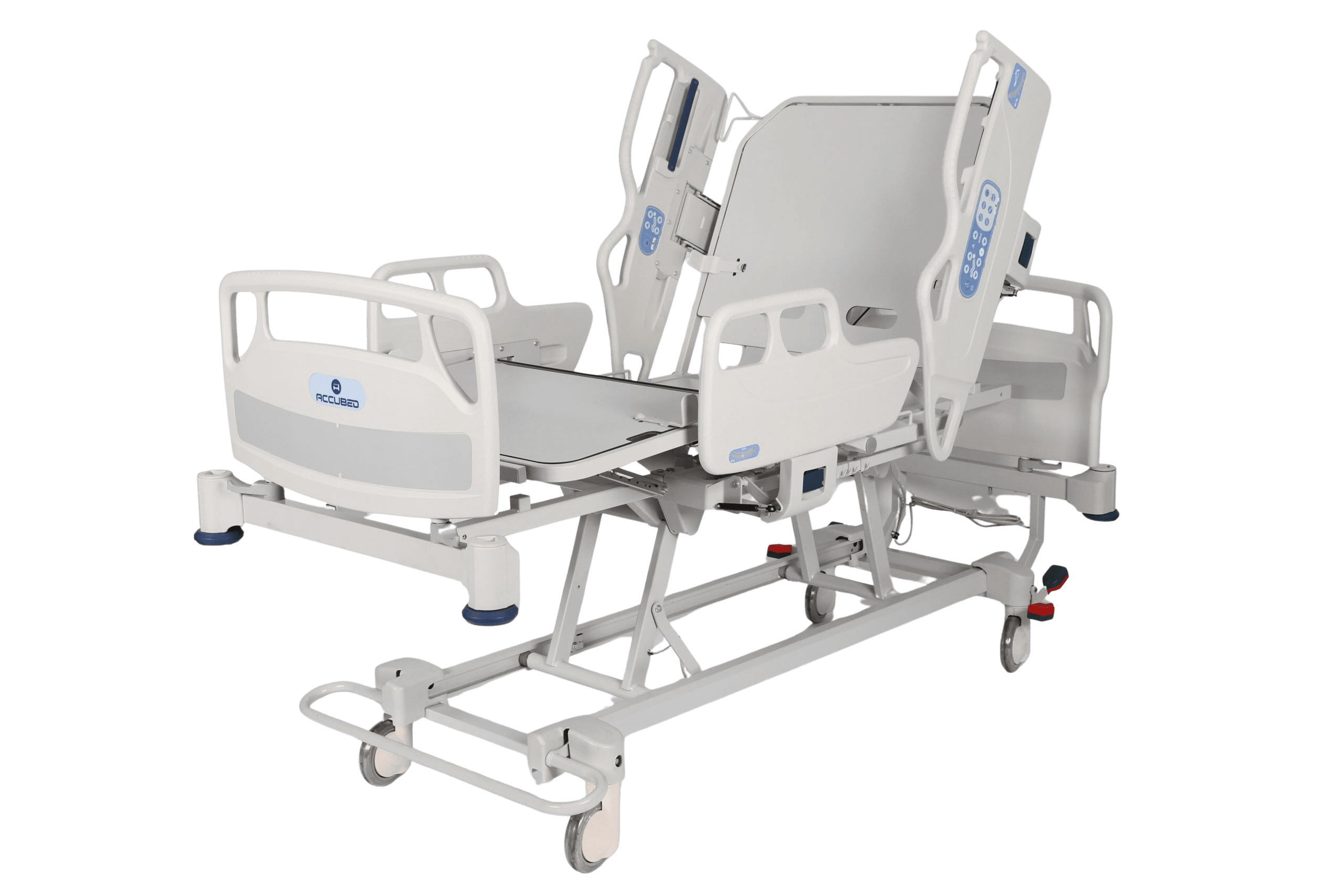 Acute Care Hospital Bed With Rails 600Lbs Cap