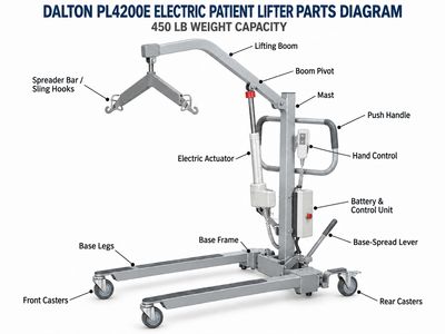 Dalton Medical Patient Lift Replacement Parts Dalton Medical Patient Lift Replacement Parts