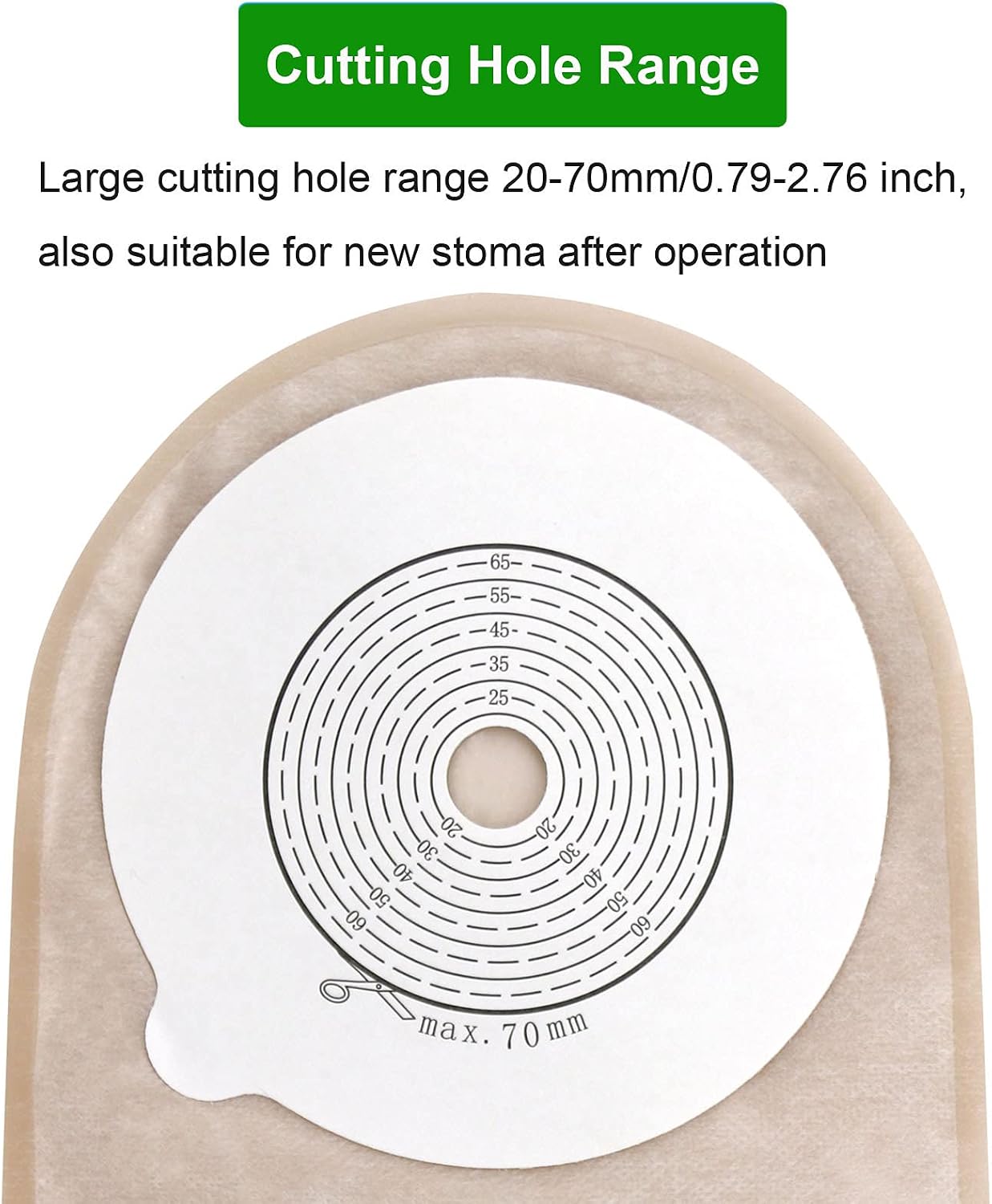 Colostomy Bags, Ostomy Supplies, Drainable Ostomy Pouch for Ileostomy Stoma Care,