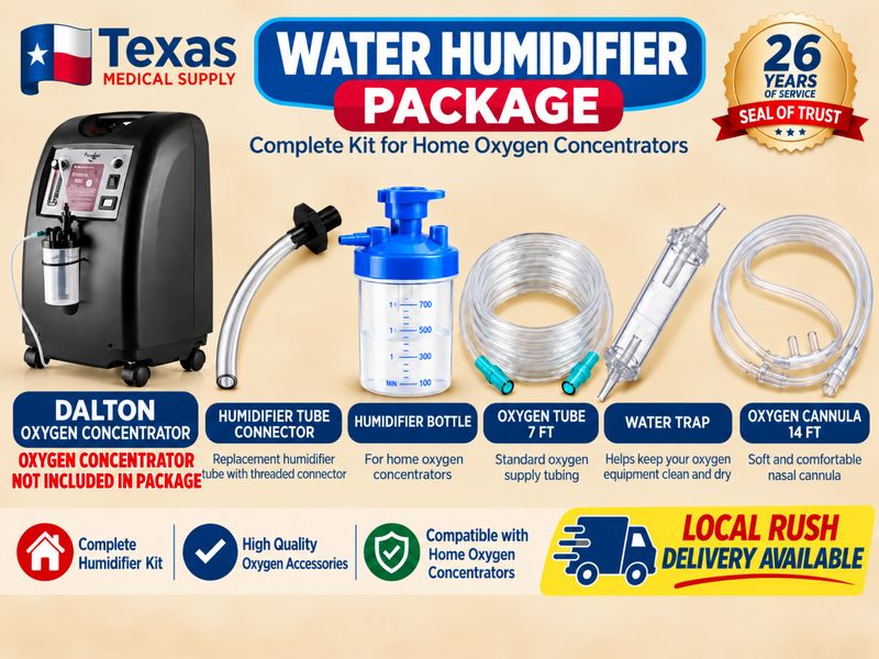 Oxygen Water Humidifier Package