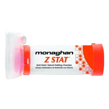 Monaghan AeroChamber Plus Z Stat Anti-Static Valved Holding Chamber W Mask Monaghan AeroChamber Plus Z Stat Anti-Static Valved Holding Chamber W Mask