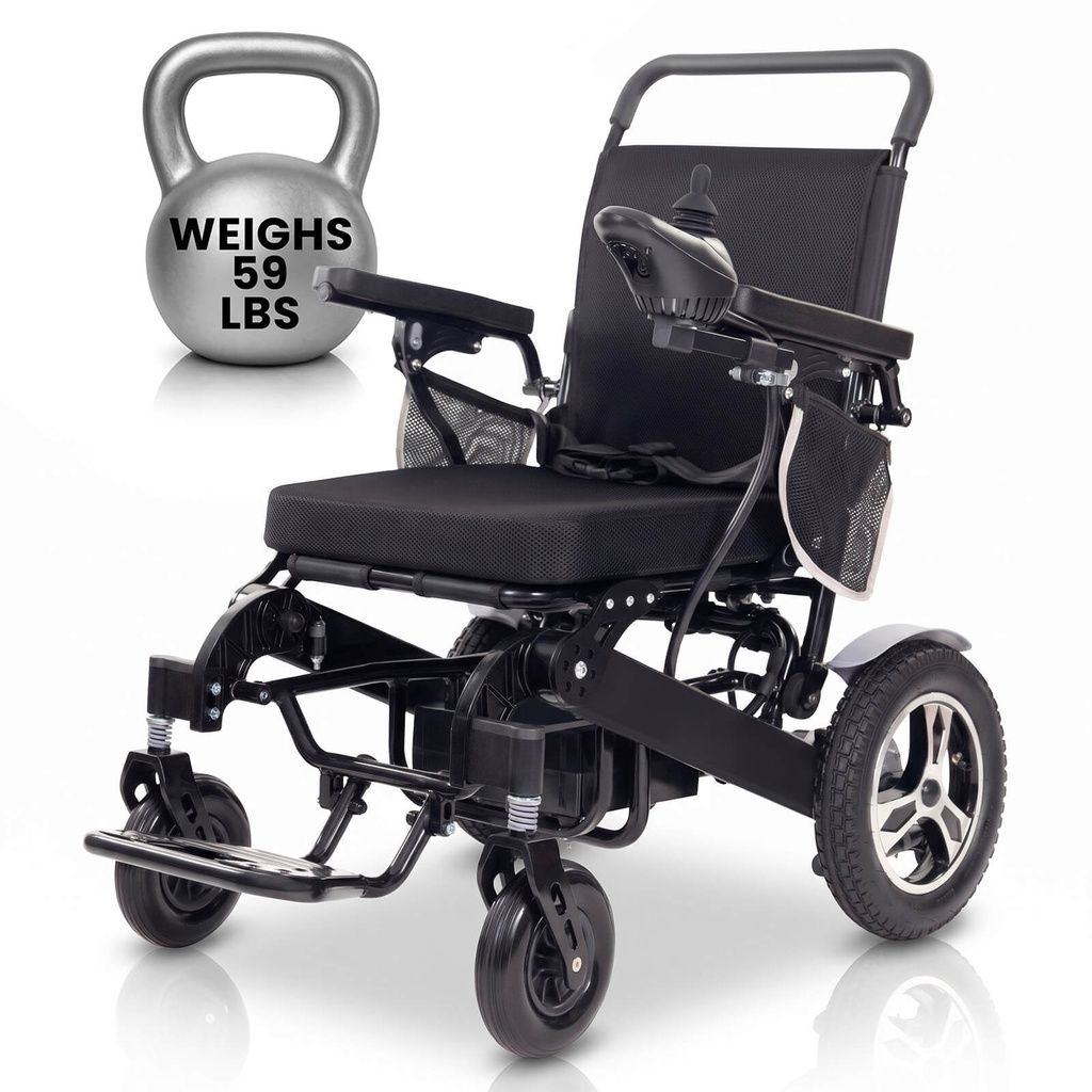 Folding Power Wheelchair – 330 lb Capacity