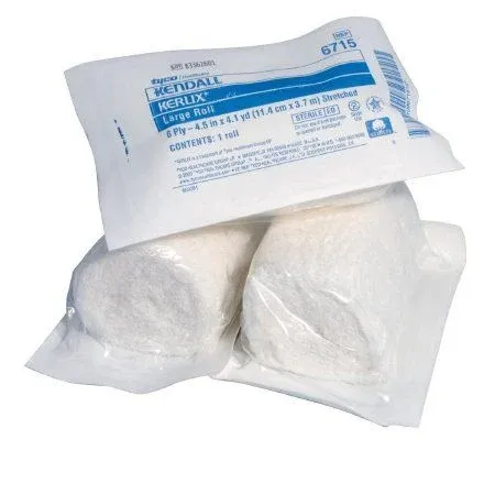 Fluff Bandage Roll Kerlix™ 4-1/2 Inch X 4-1/10 Yard 6-Ply Sterile 1 per Pouch Fluff Bandage Roll Kerlix™ 4-1/2 Inch X 4-1/10 Yard 6-Ply Sterile 1 per Pouch