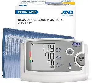 Blood Pressure Monitor w Extra Large Cuff  23.6"