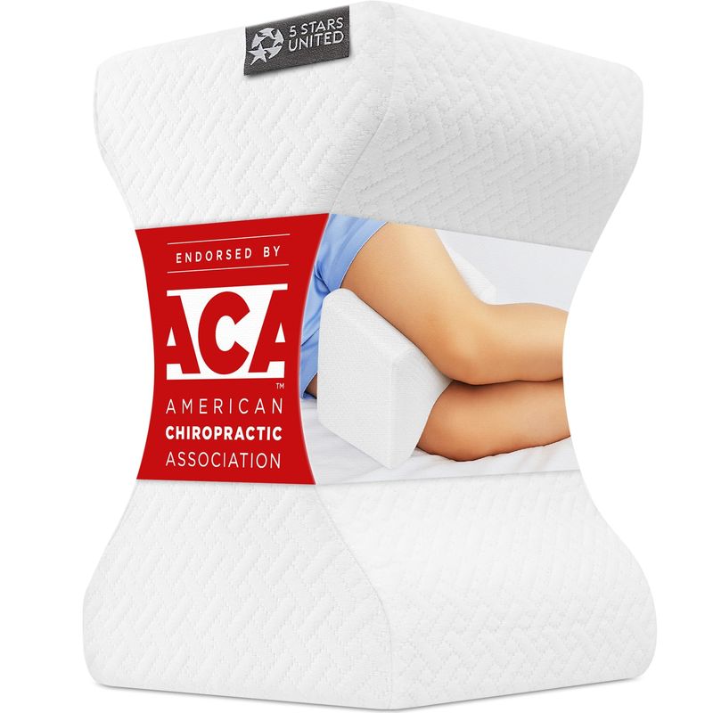 Large Knee Pillow for Side Sleepers - Hip Pain Relief, Large Knee Pillow for Side Sleepers - Hip Pain Relief,