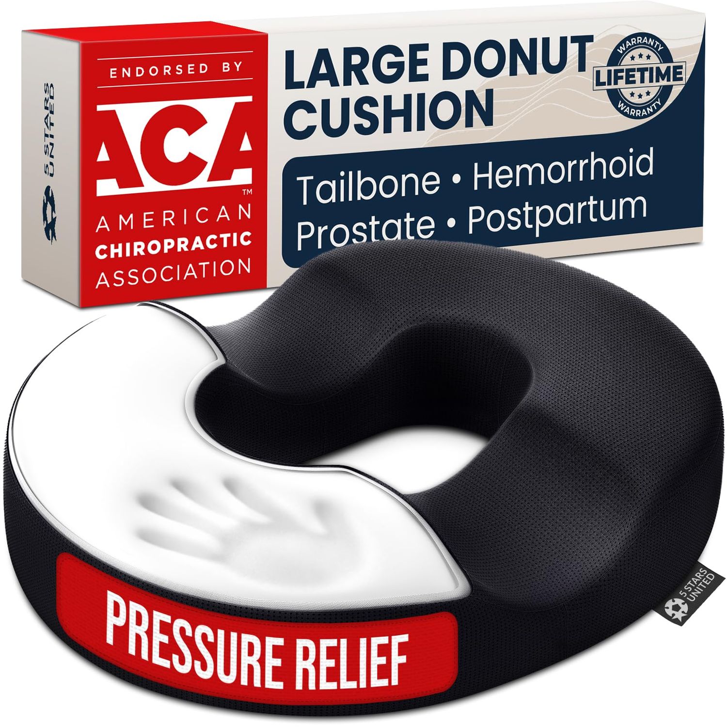 Donut Cushion Memory Foam 18 Donut Cushion Memory Foam 18"