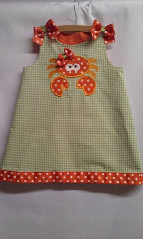 Orange Crab Dress