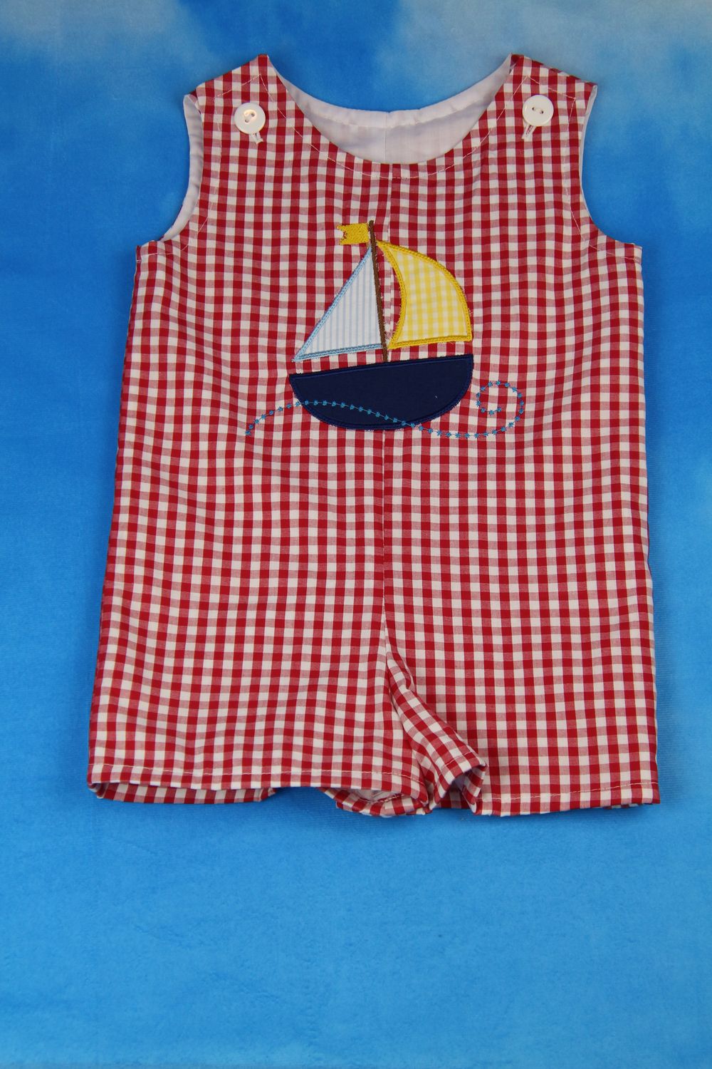 Red Sail Boat Overall