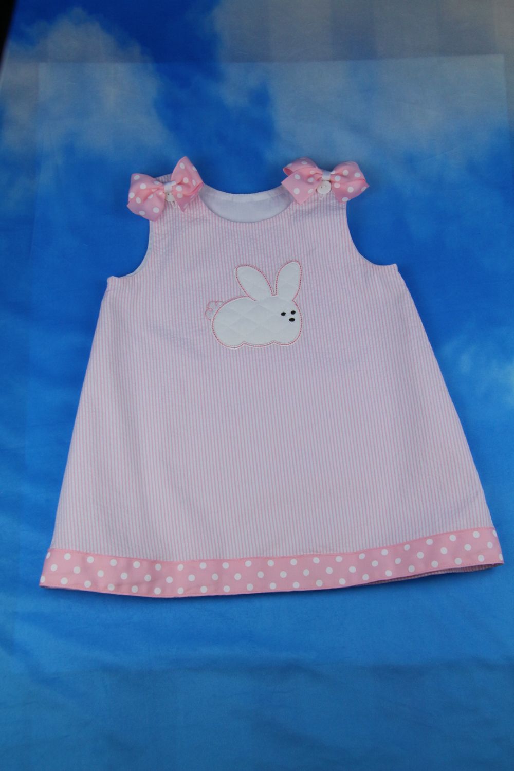Pink Stripe Easter Dress