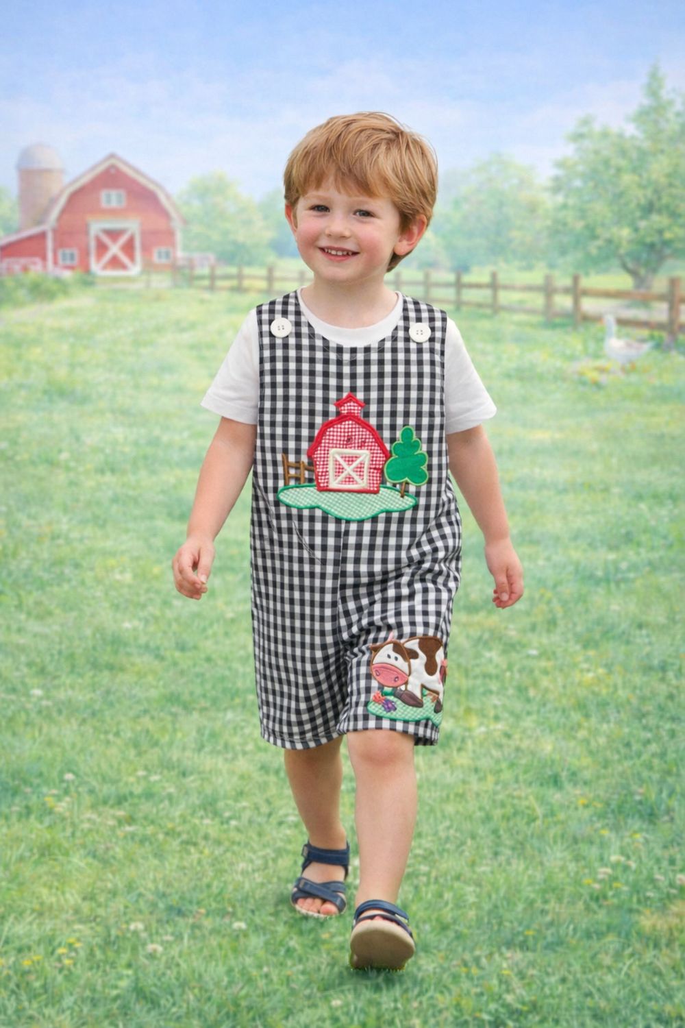 BARNYARD COW OVERALL