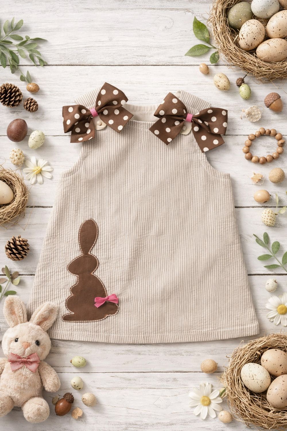 CLOSE OUT - BROWN BUNNY DRESS
