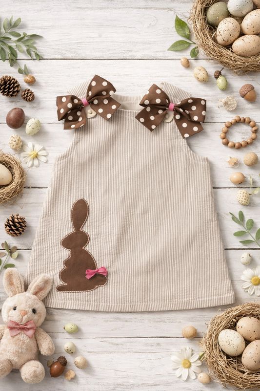 CLOSE OUT - BROWN BUNNY DRESS
