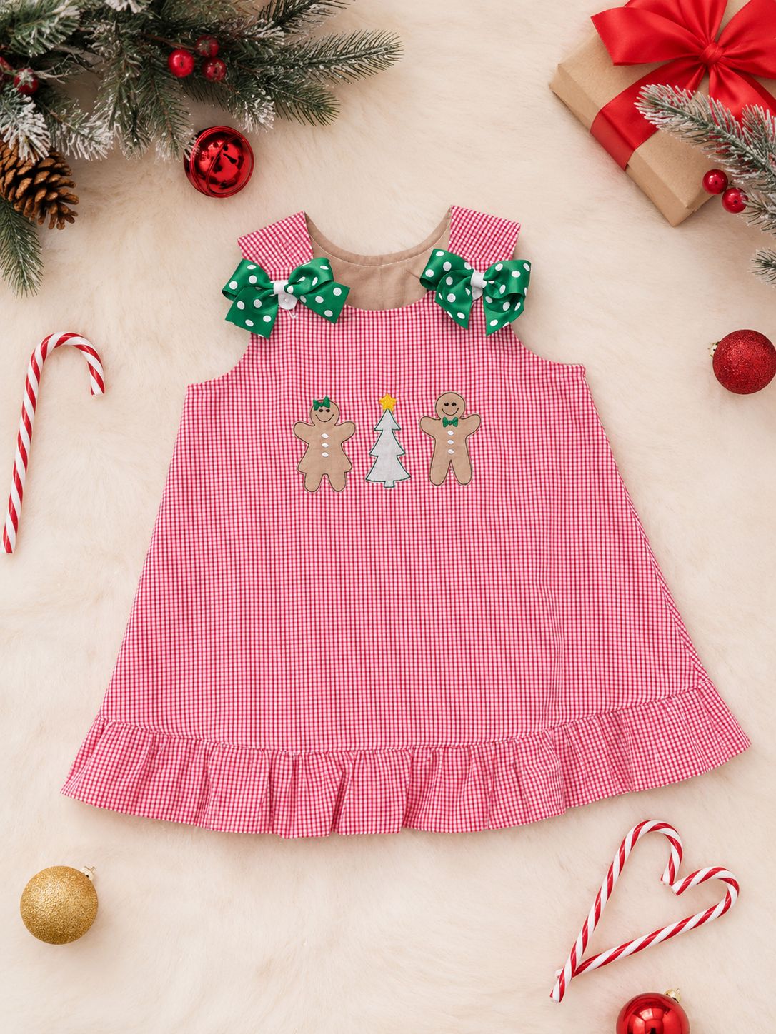 GINGERBREAD TRIO DRESS