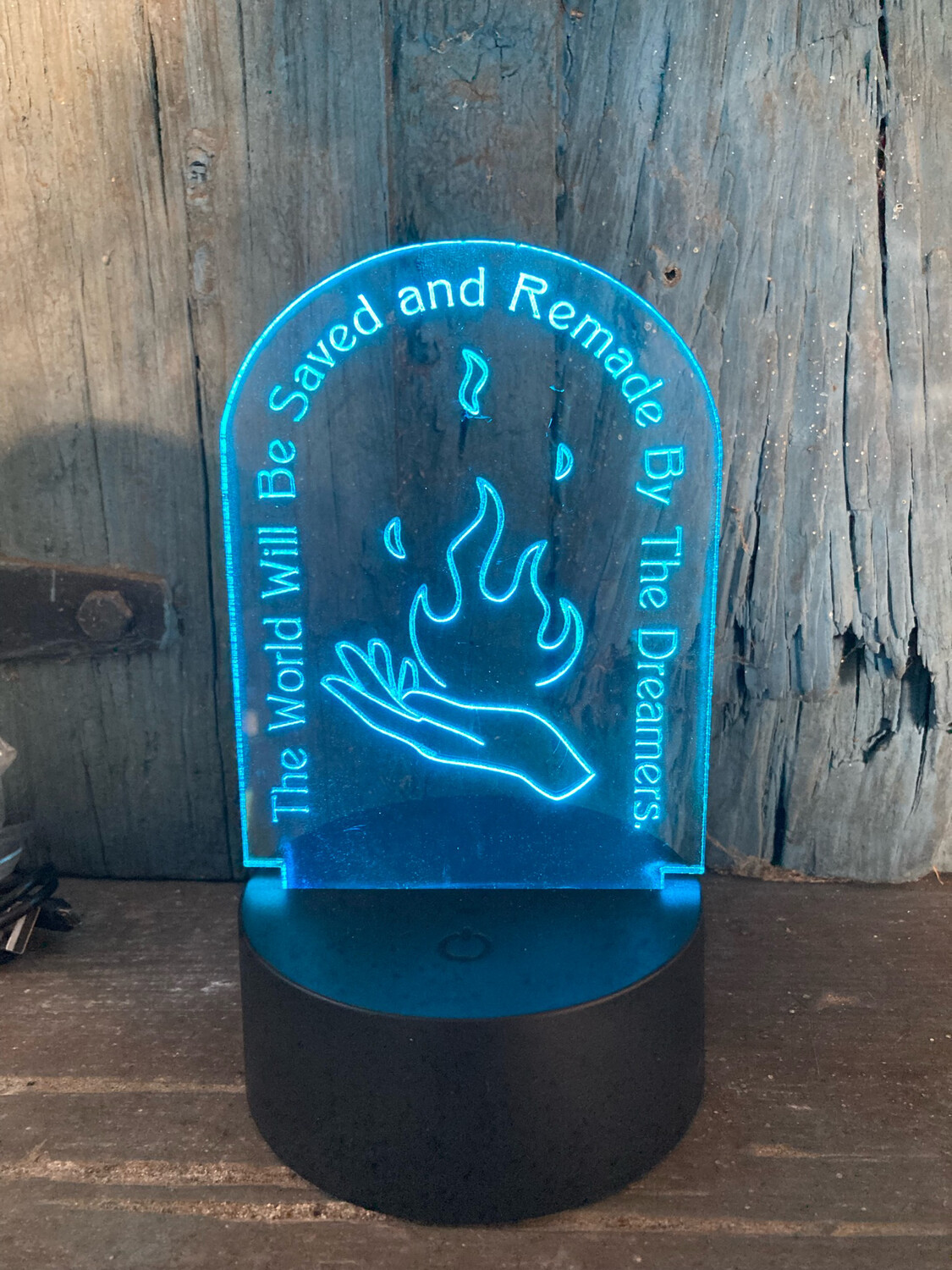 Dreamers Acrylic Lamp