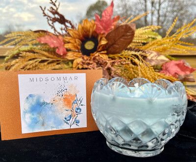 Midsommar Crystal Bowl Candle