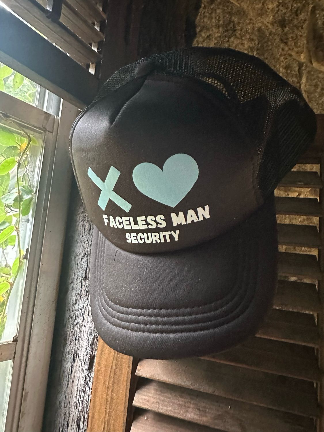 Faceless Man Security Hat