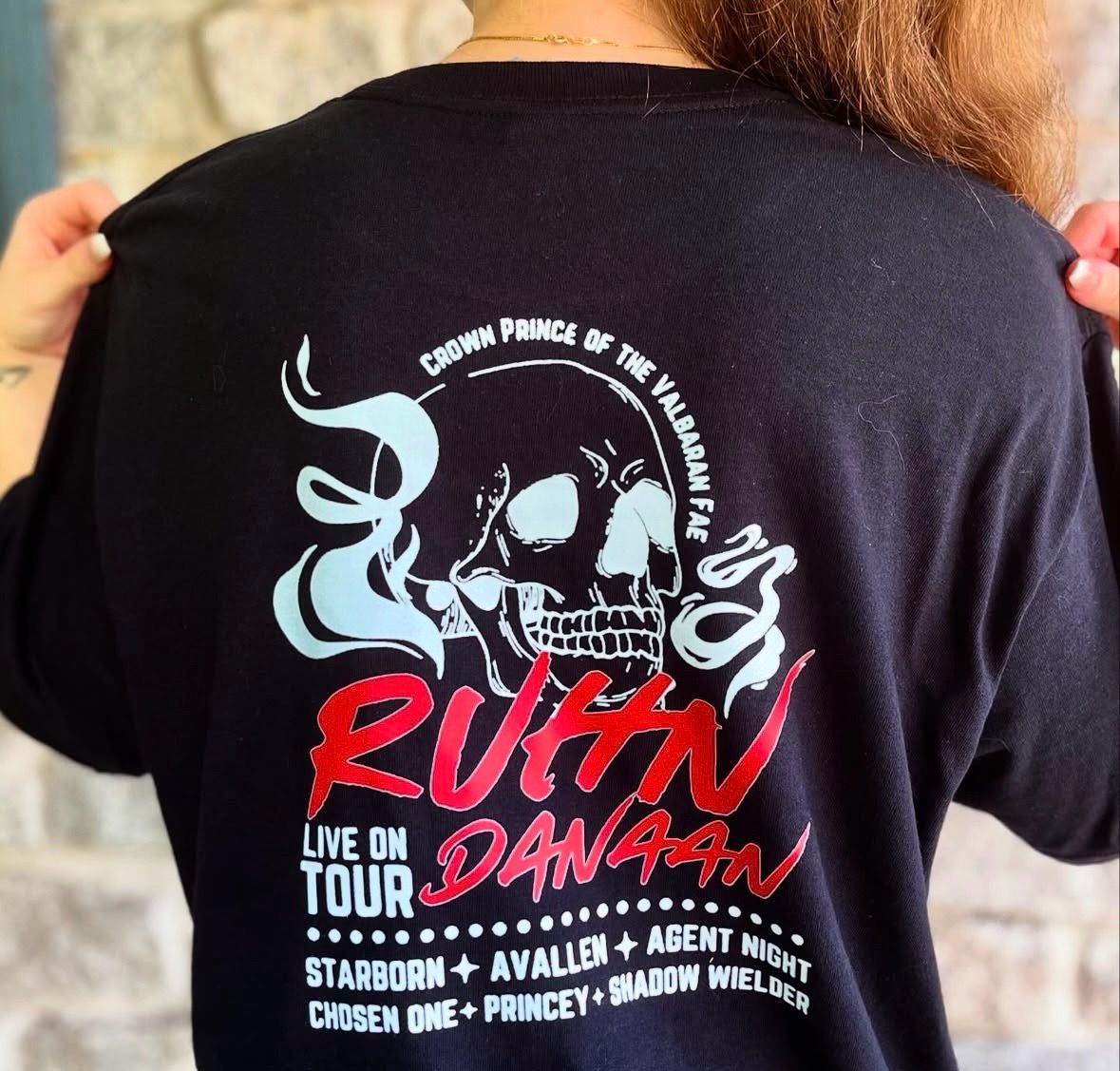Black Ruhn Danaan Tour Tee