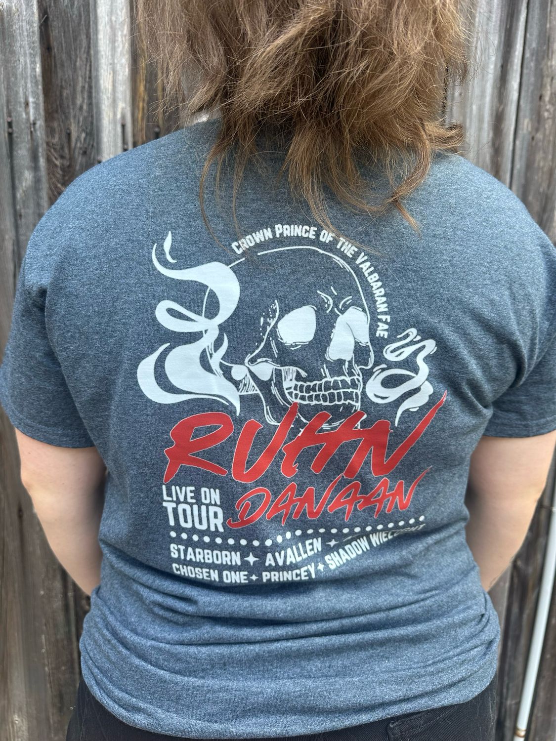 Grey Ruhn Danaan Tour Tee
