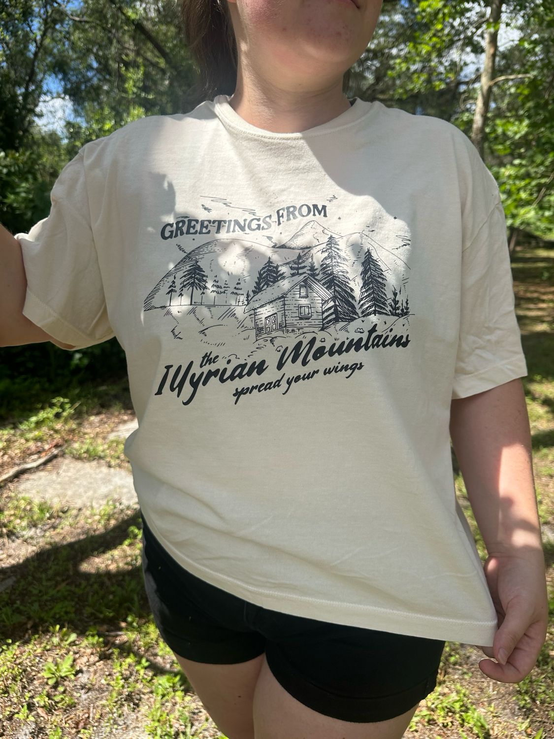 Illyrian Mountains Cropped Tee