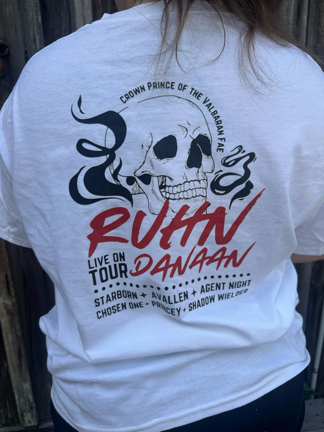White Ruhn Danaan Tour Tee