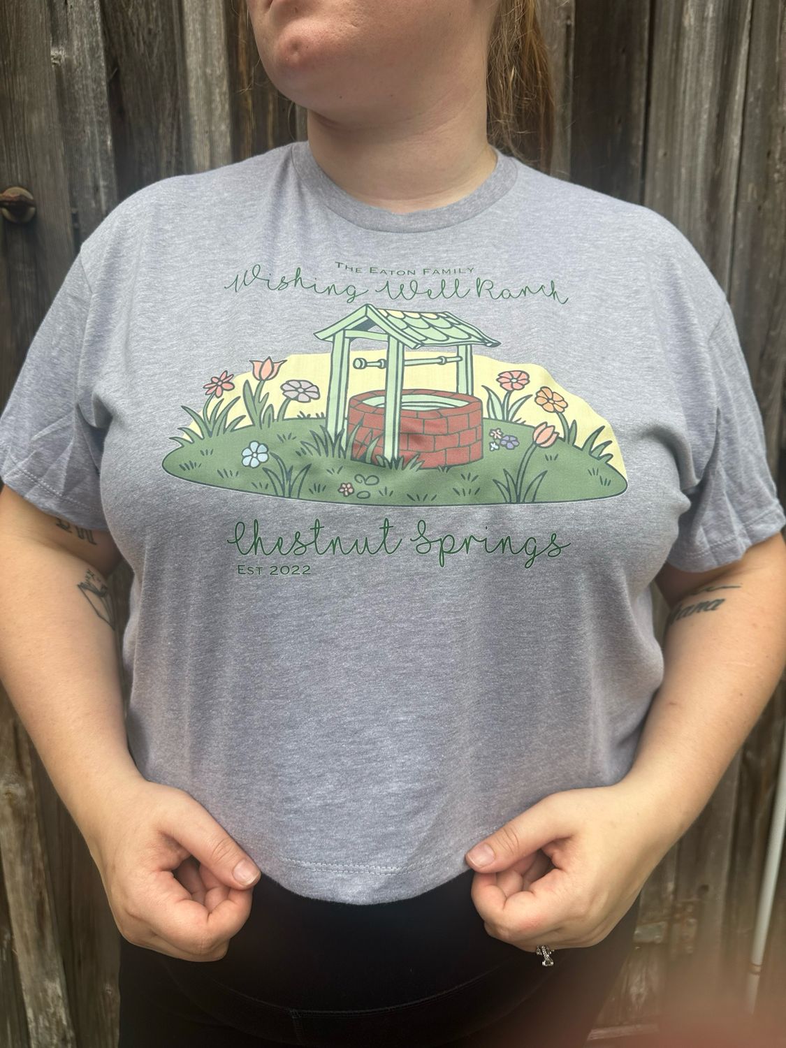 Wishing Well Ranch Cropped Tee