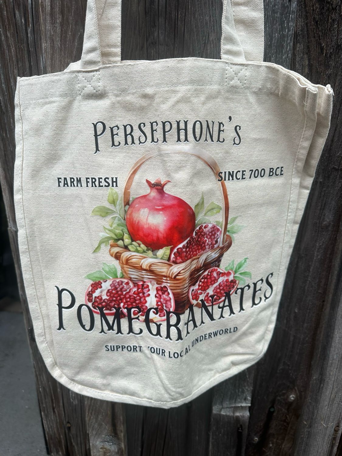 Persephone’s Pomegranate Tote Bag