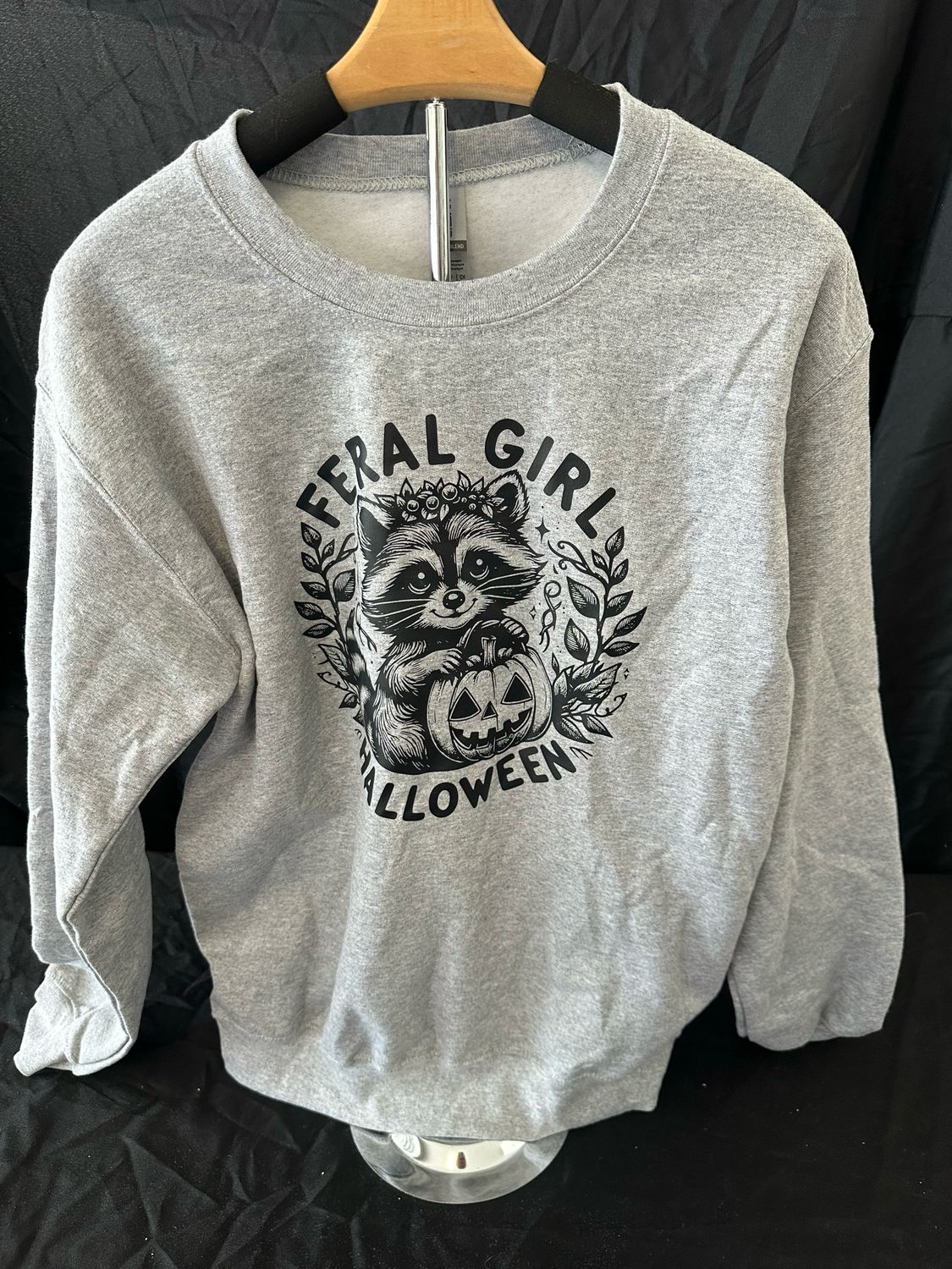 Feral Girl Halloween Sweatshirt