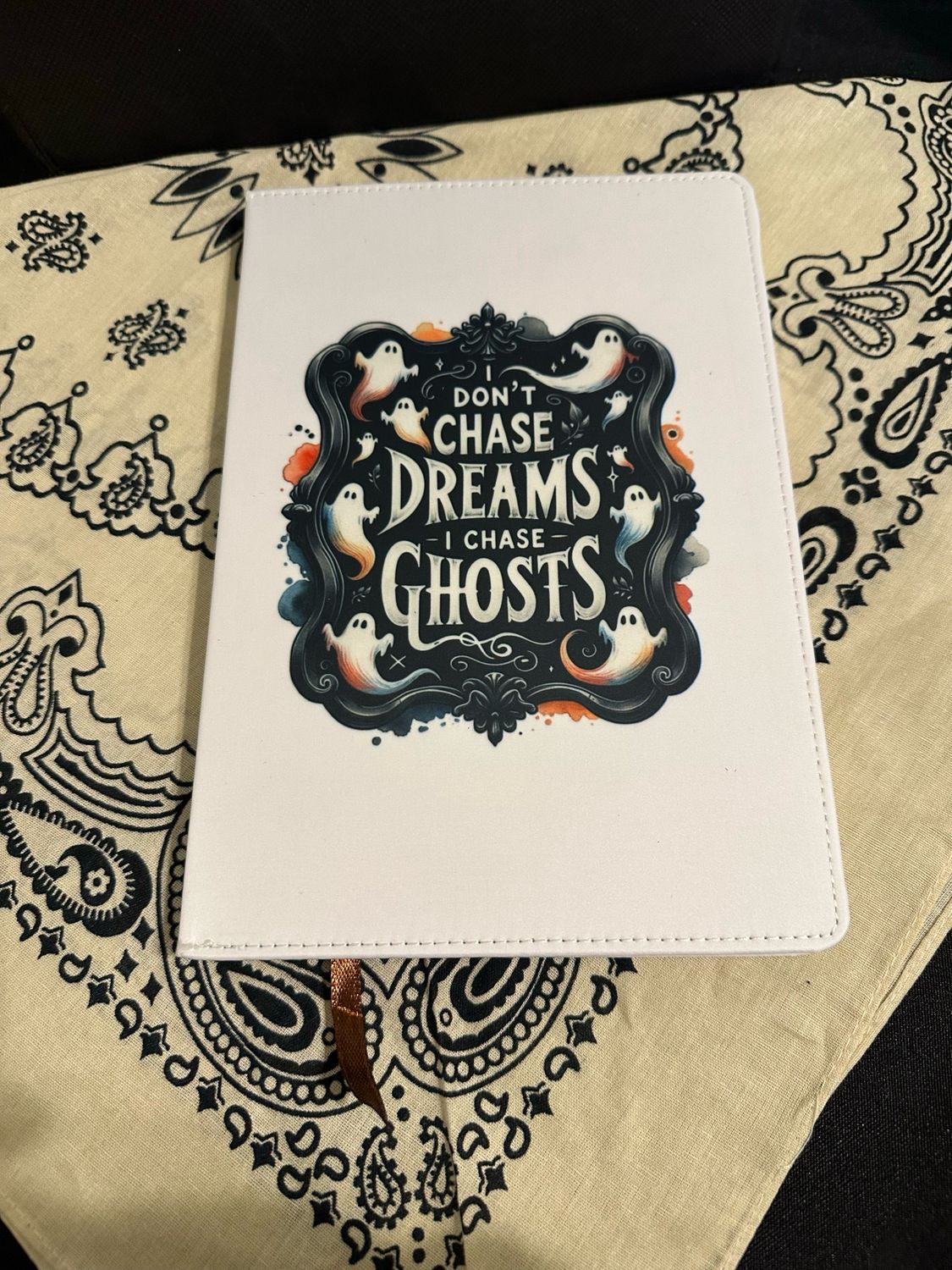 I Chase Ghosts Lined Journal